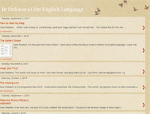 Tablet Screenshot of indefenseoftheenglishlanguage.com